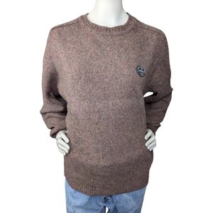 Superior Vintage Heathered Wool Crewneck Sweater - Men's M